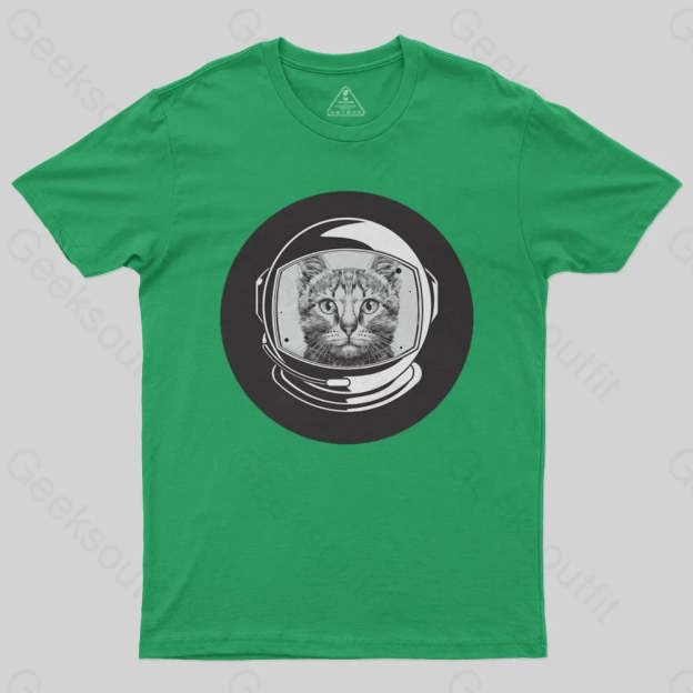 Astronaut Cool Cat T-Shirt - Geeksoutfit