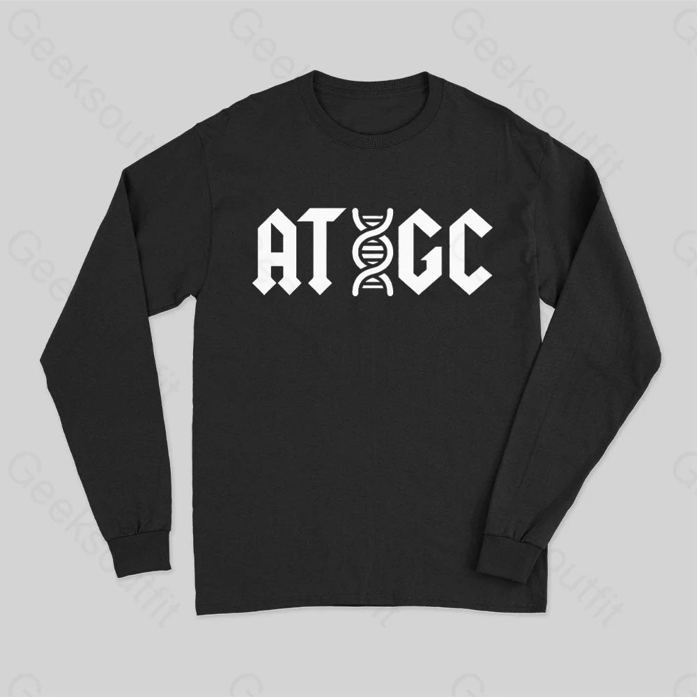 Atgc Dna Long Sleeve T-Shirt Black / S
