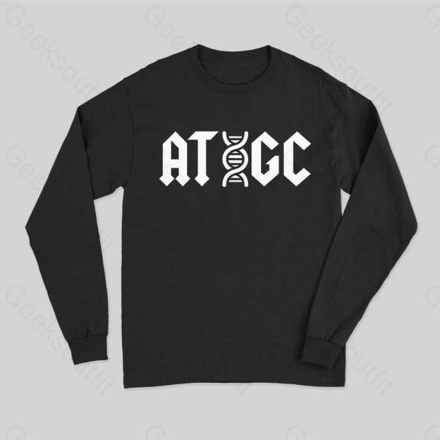 Atgc Dna Long Sleeve T-Shirt Black / S