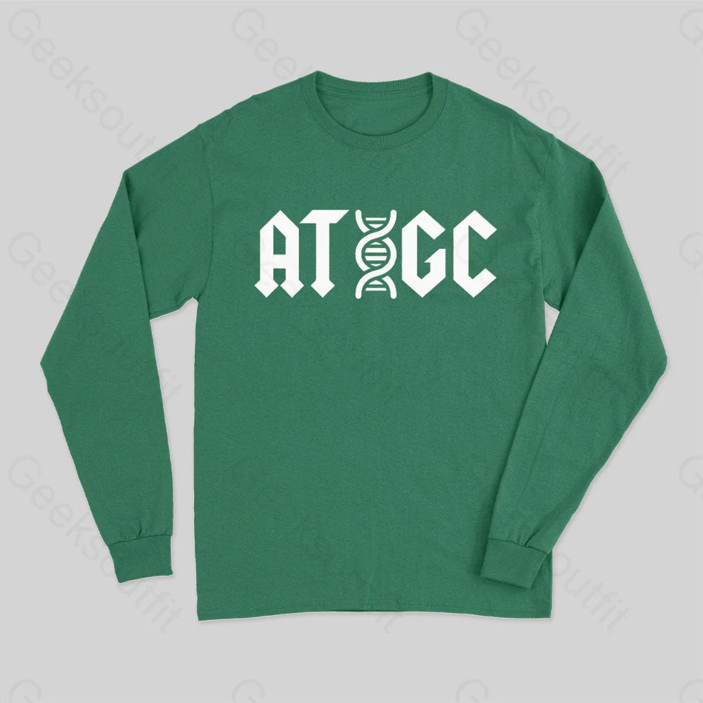 Atgc Dna Long Sleeve T-Shirt Green / S