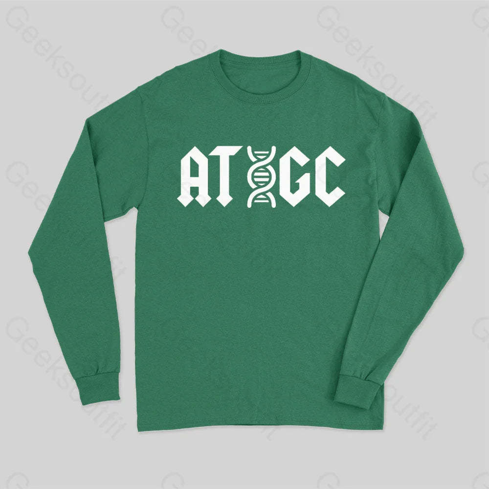 Atgc Dna Long Sleeve T-Shirt Green / S