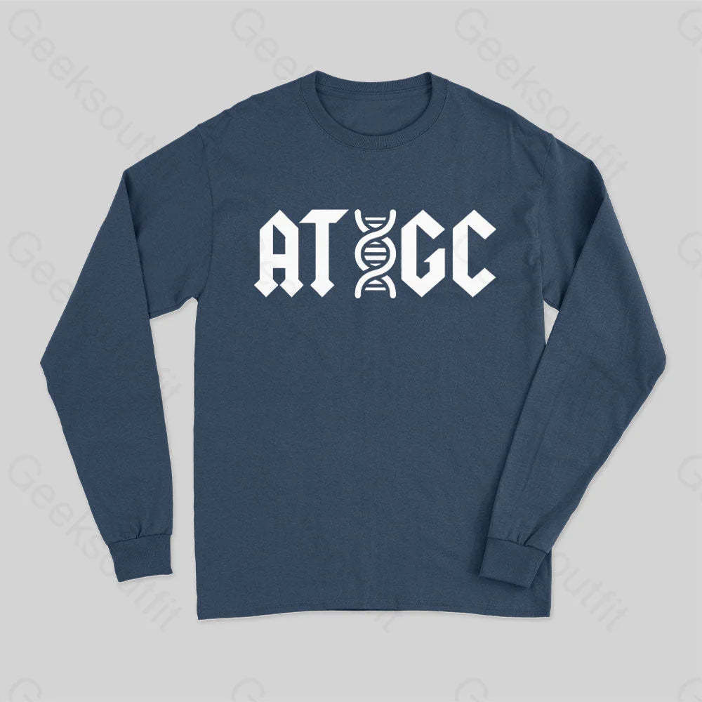 Atgc Dna Long Sleeve T-Shirt Navy / S