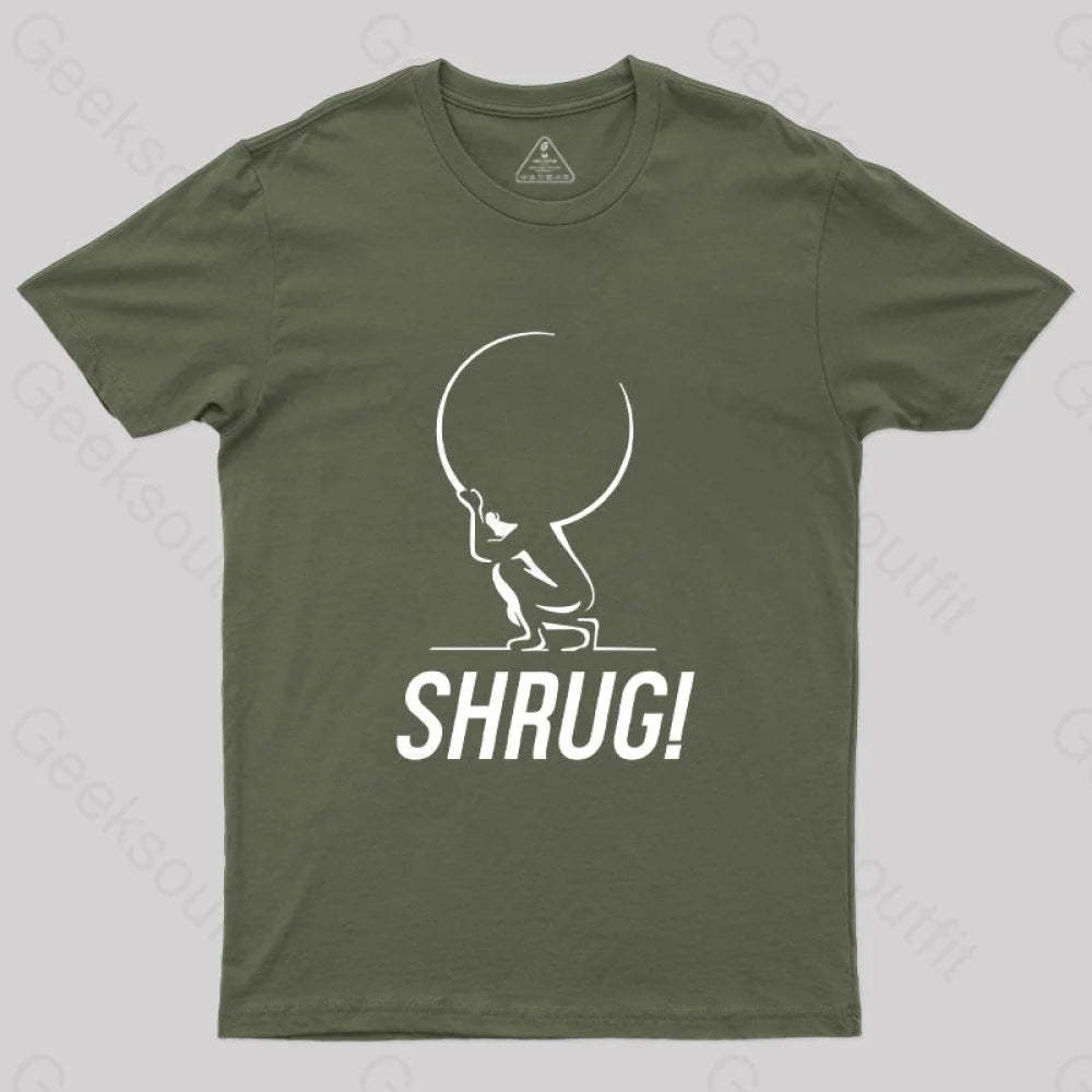 Atlas Shrugged T-Shirt Army Green / S Yc