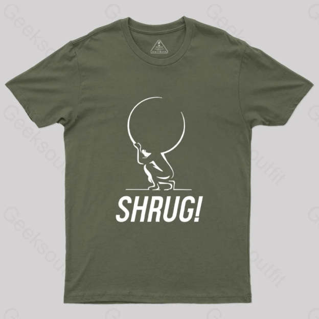 Atlas Shrugged T-Shirt Army Green / S Yc