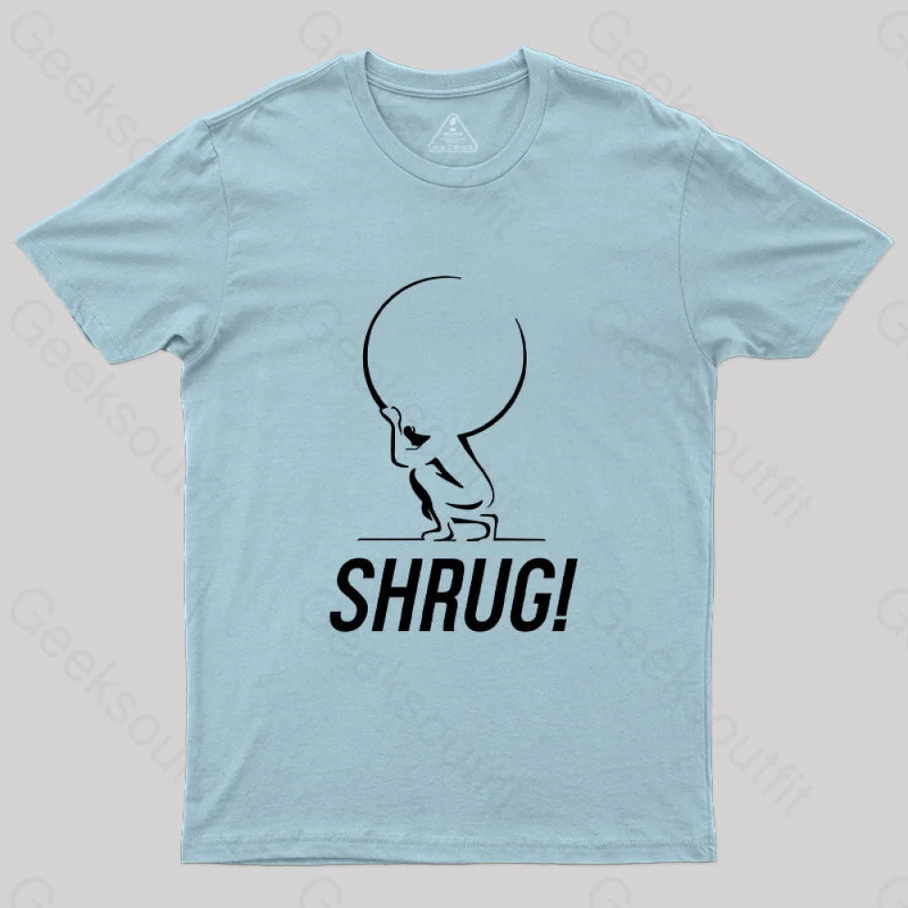 Atlas Shrugged T-Shirt Light Blue / S Yc