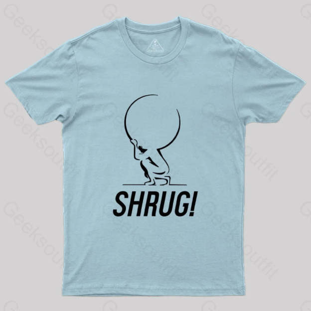 Atlas Shrugged T-Shirt Light Blue / S Yc