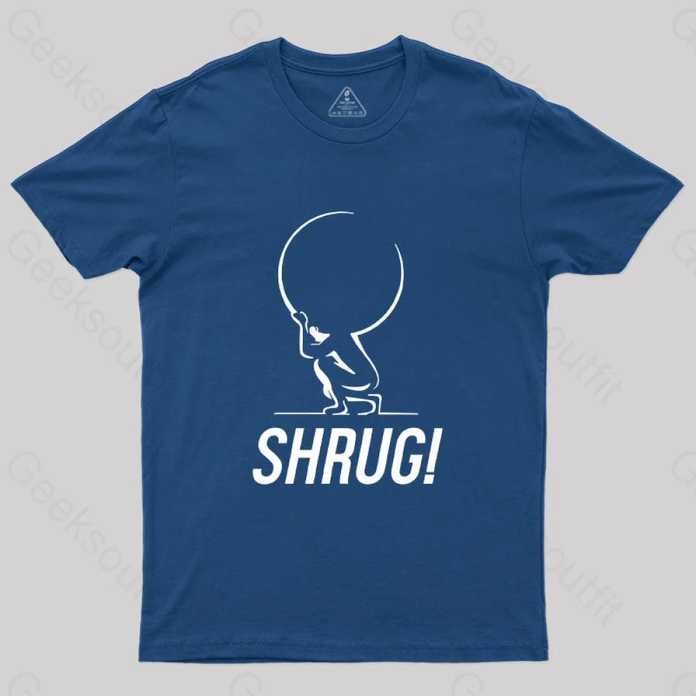 Atlas Shrugged T-Shirt Navy / S Yc