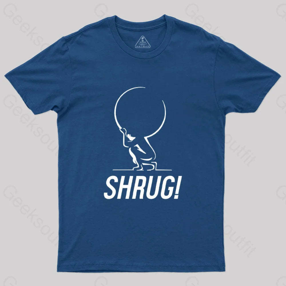 Atlas Shrugged T-Shirt Navy / S Yc