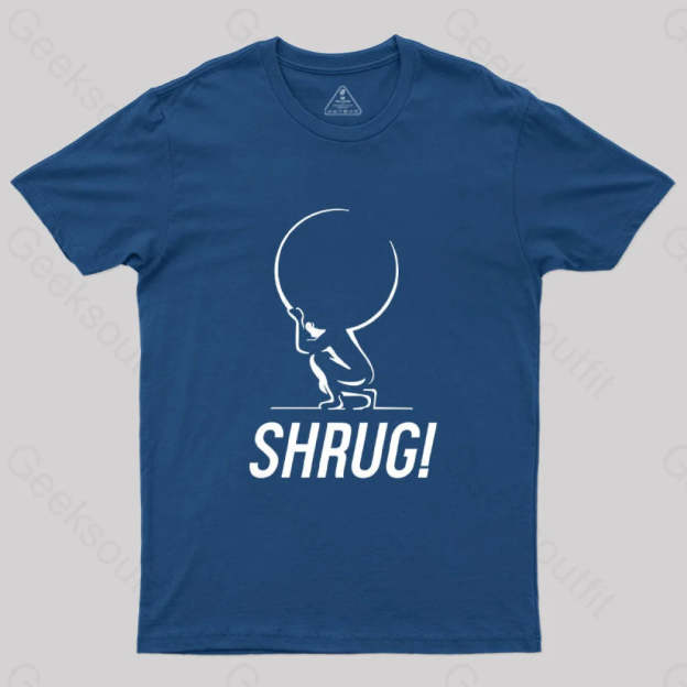 Atlas Shrugged T-Shirt Navy / S Yc