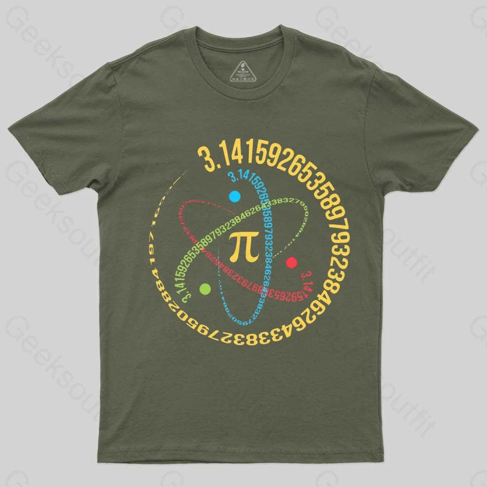 Atom Pi Math Science T-shirt - Geeksoutfit