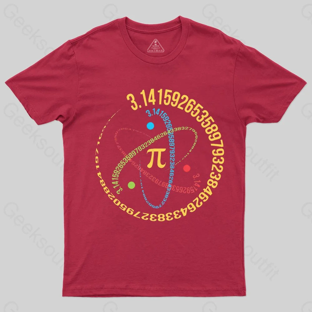 Atom Pi Math Science T-shirt - Geeksoutfit