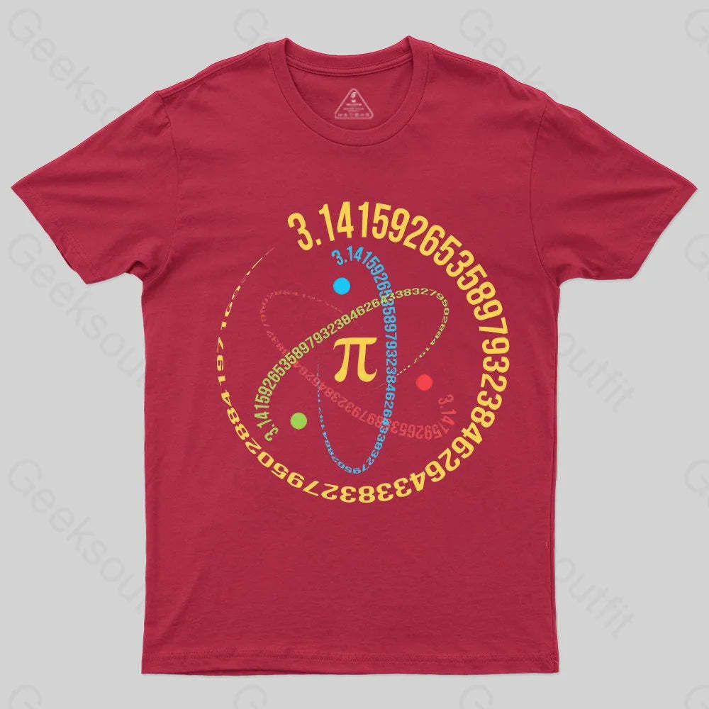 Atom Pi Math Science T-shirt - Geeksoutfit