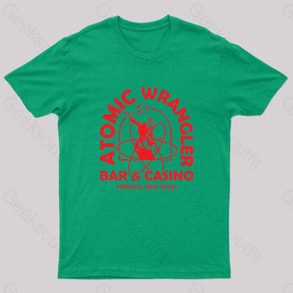 Atomic Wrangler Nerd T-Shirt Green / S