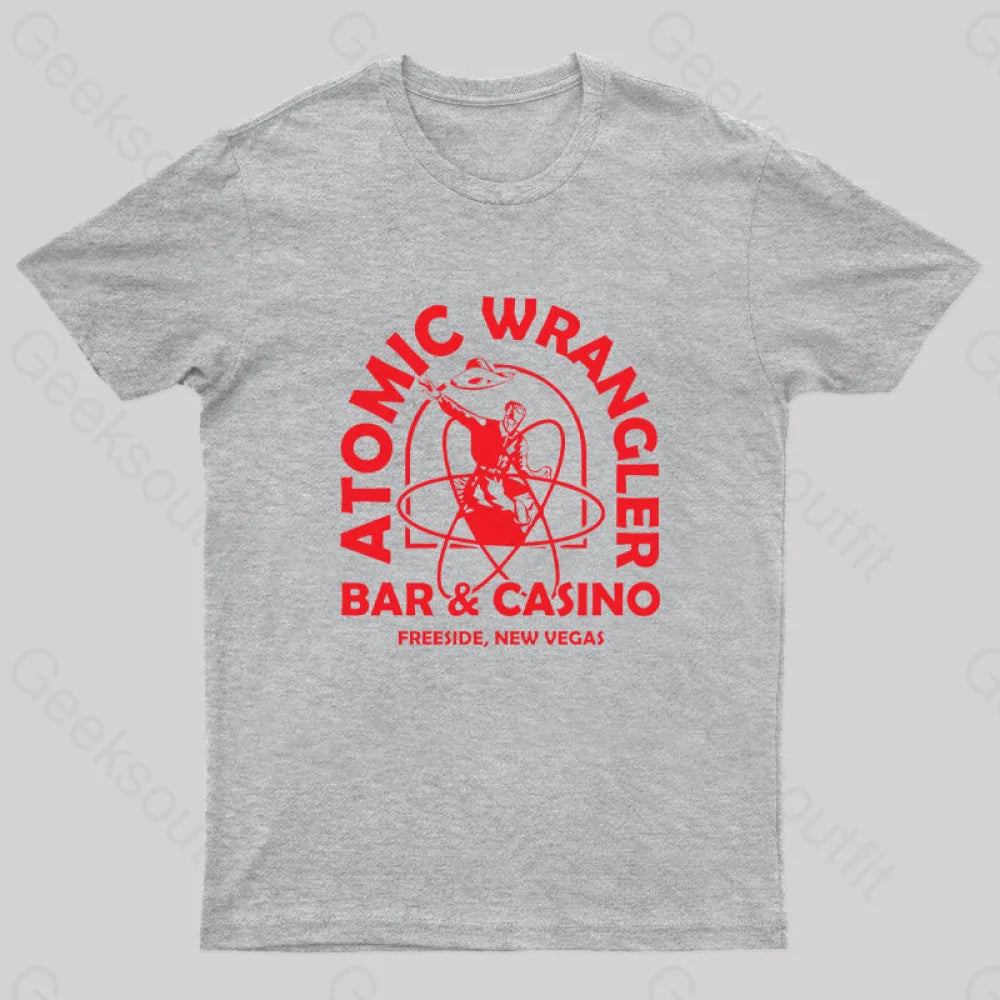 Atomic Wrangler Nerd T-Shirt Grey / S