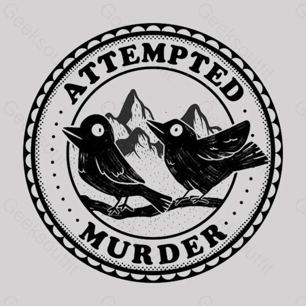 Attempted Murder Crows By Tobe Fonseca Geek T-Shirt
