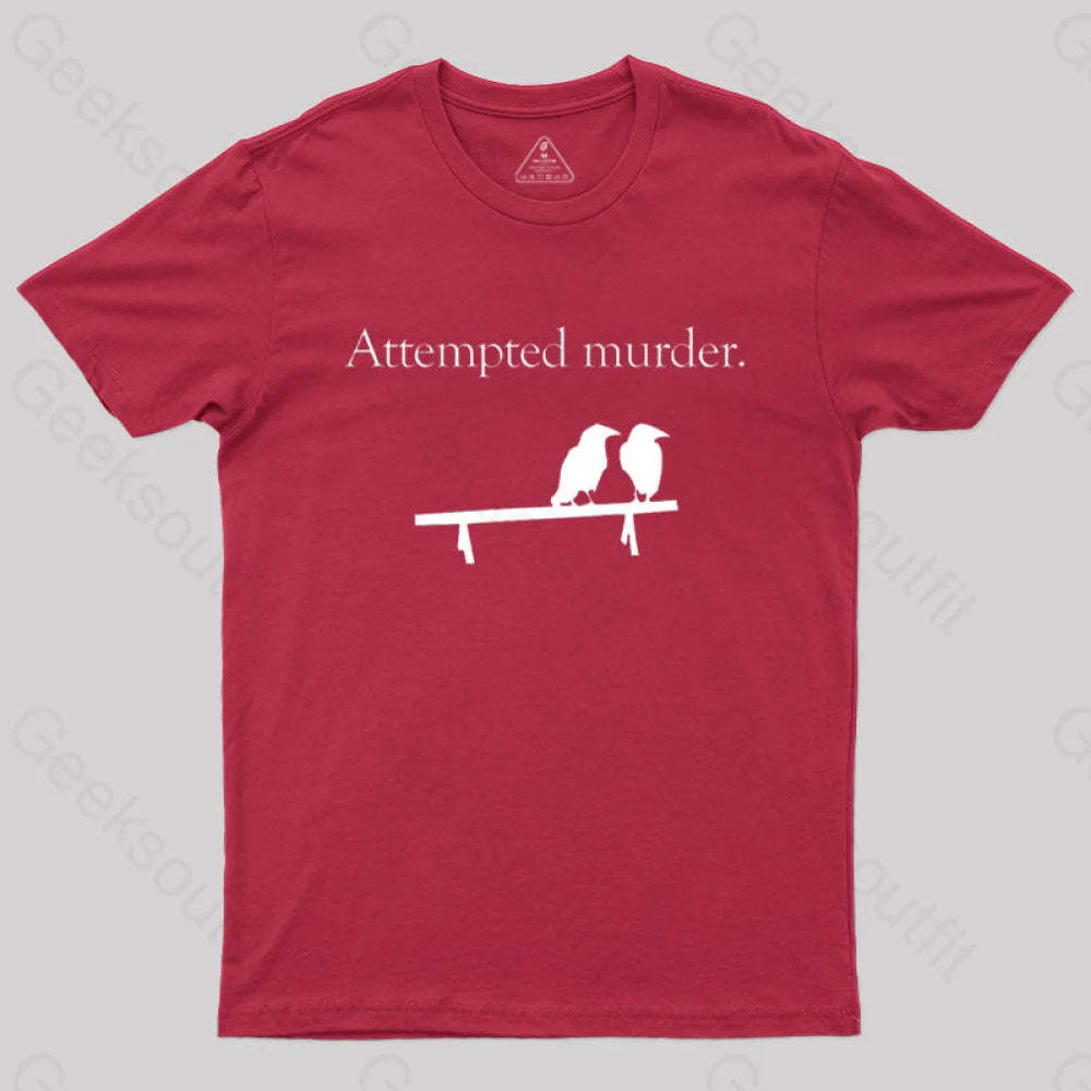 Attempted Murder T-Shirt Red / S