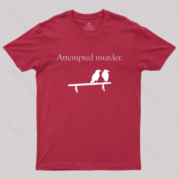 Attempted Murder T-Shirt Red / S