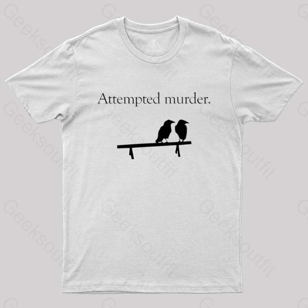 Attempted Murder T-Shirt White / S