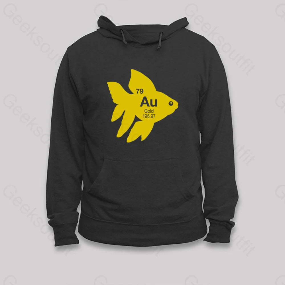 Au Gold Fish Hoodie Black / S