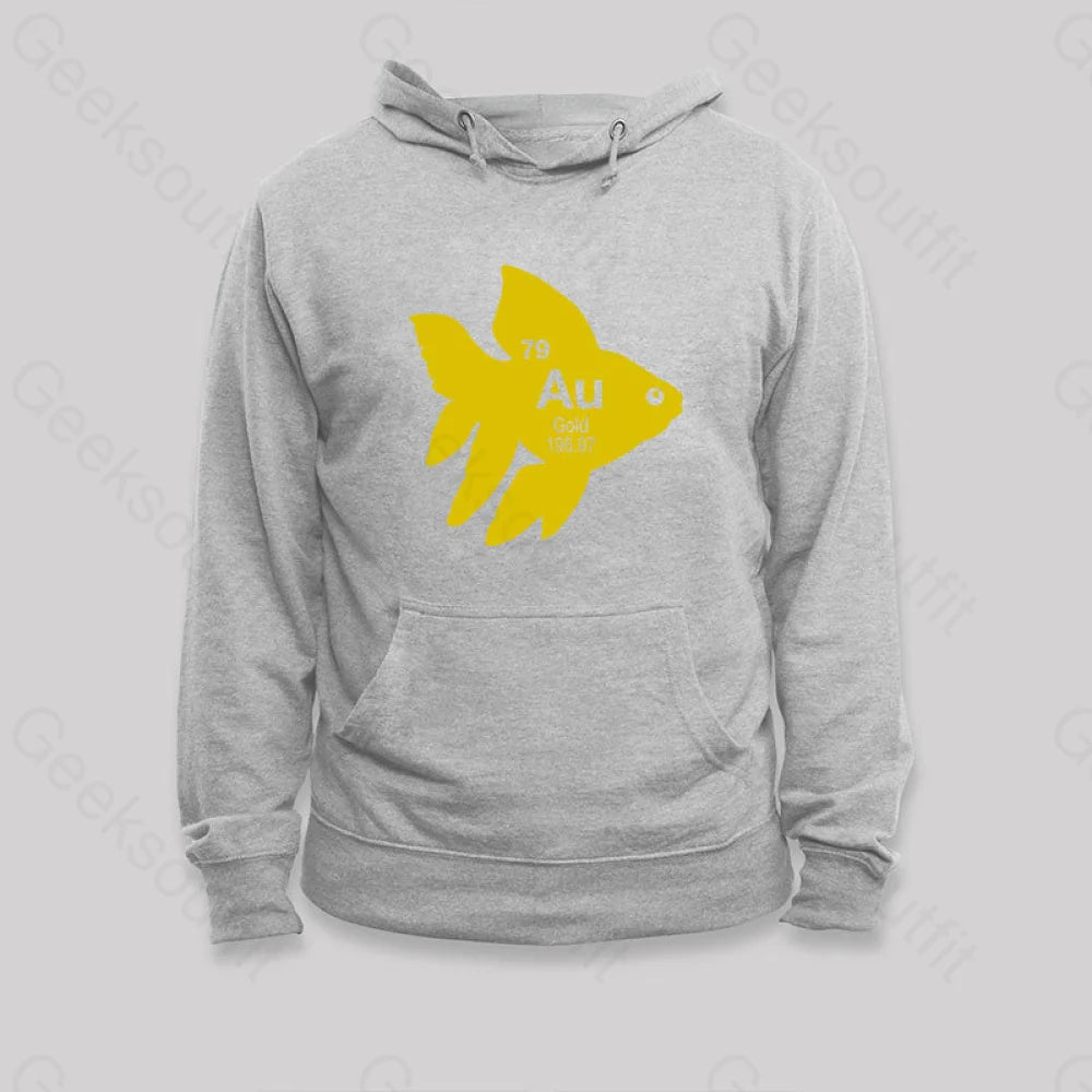 Au Gold Fish Hoodie Grey / S