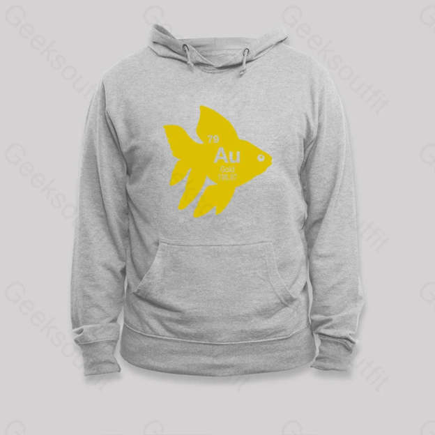 Au Gold Fish Hoodie Grey / S