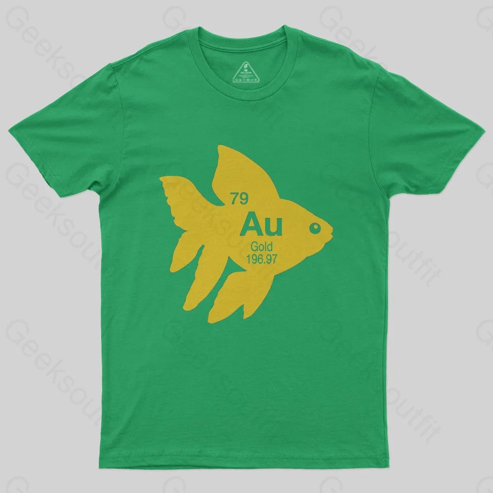 Geeksoutfit Au Gold Fish Geek T-Shirt for Sale