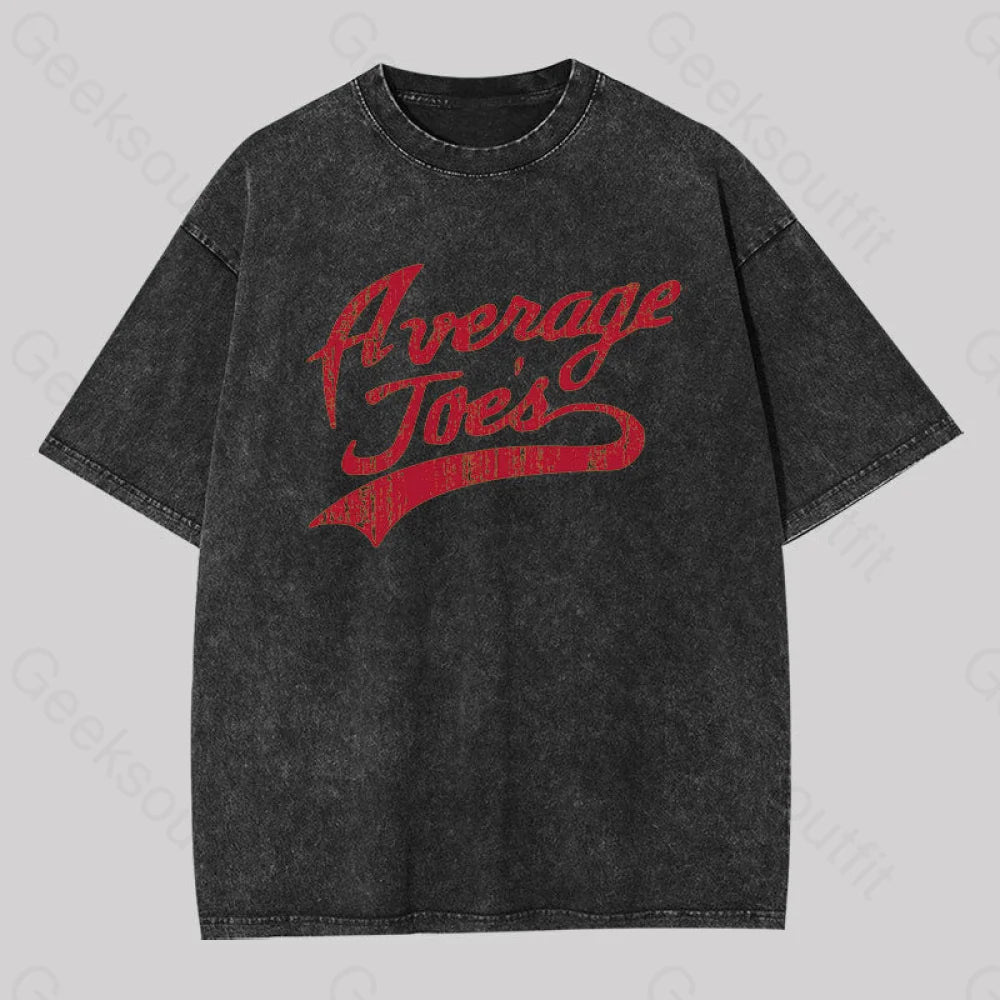 Average Joes Geek Washed T-Shirt Black / S