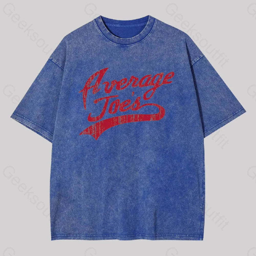 Average Joes Geek Washed T-Shirt Blue / S