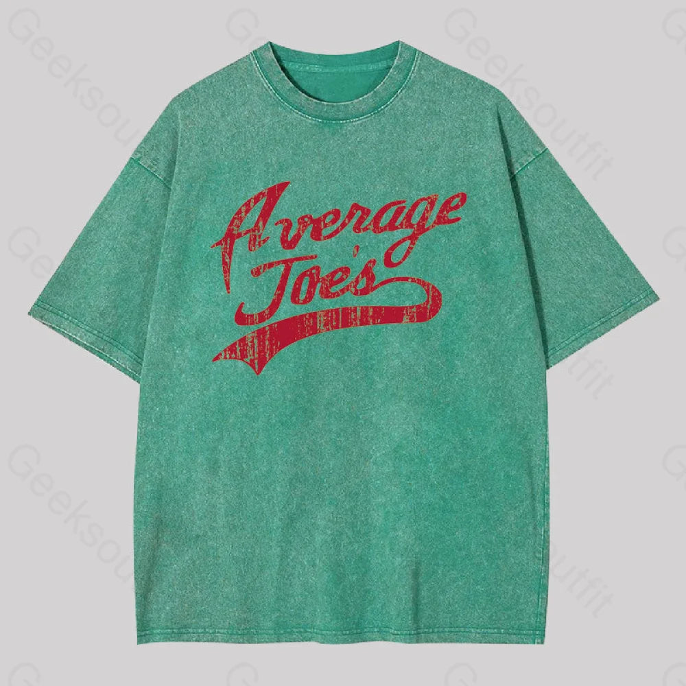 Average Joes Geek Washed T-Shirt Grass Green / S