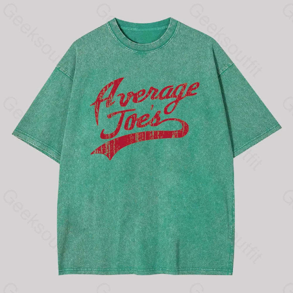 Average Joes Geek Washed T-Shirt Grass Green / S