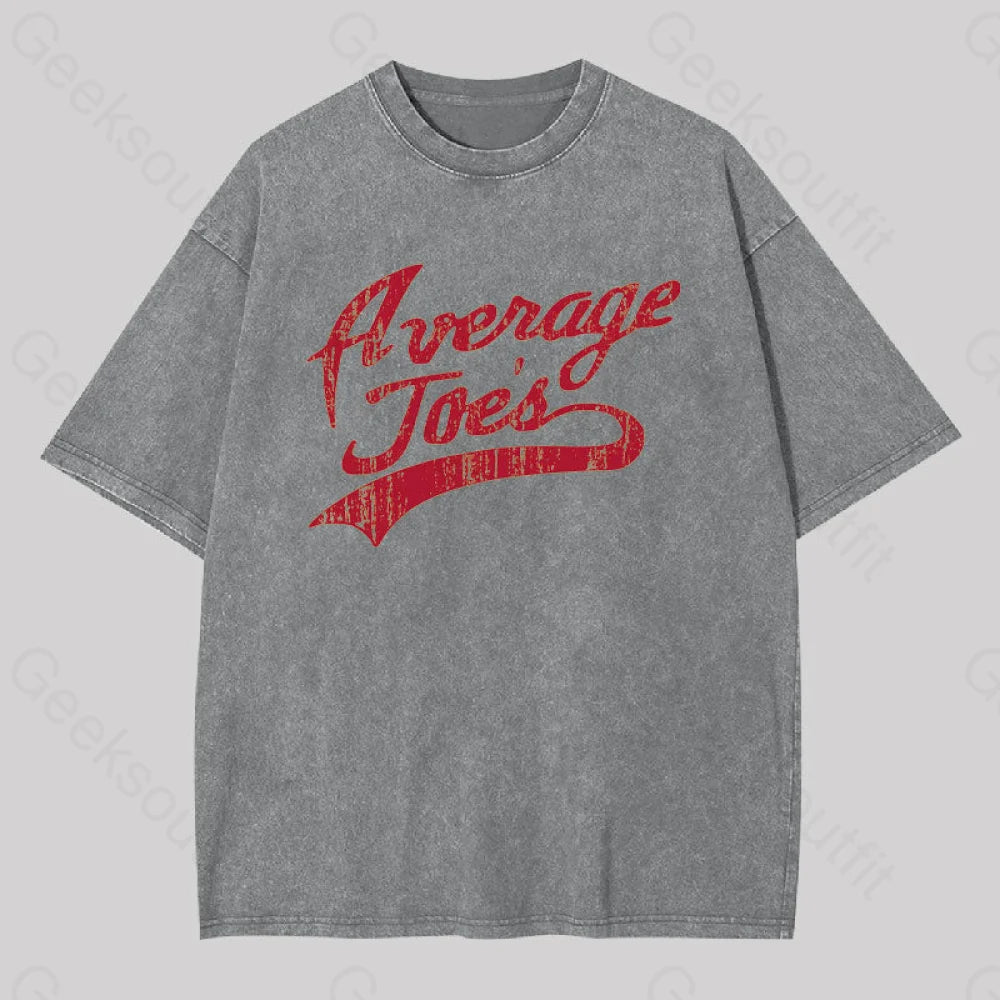 Average Joes Geek Washed T-Shirt Grey / S