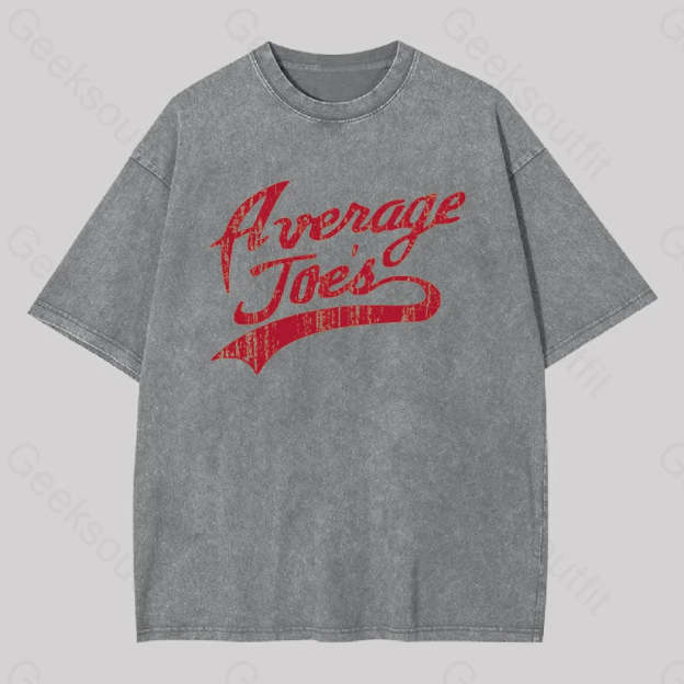 Average Joes Geek Washed T-Shirt Grey / S