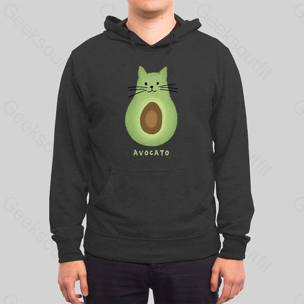 Avocato Cat Avocado Pun Hoodie - Geeksoutfit