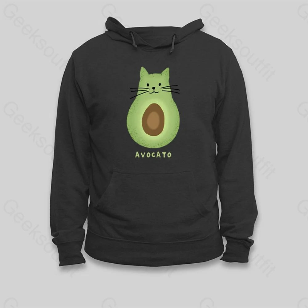 Avocato Cat Avocado Pun Hoodie - Geeksoutfit