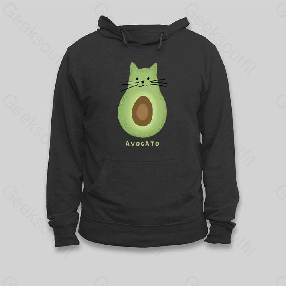 Avocato Cat Avocado Pun Hoodie - Geeksoutfit