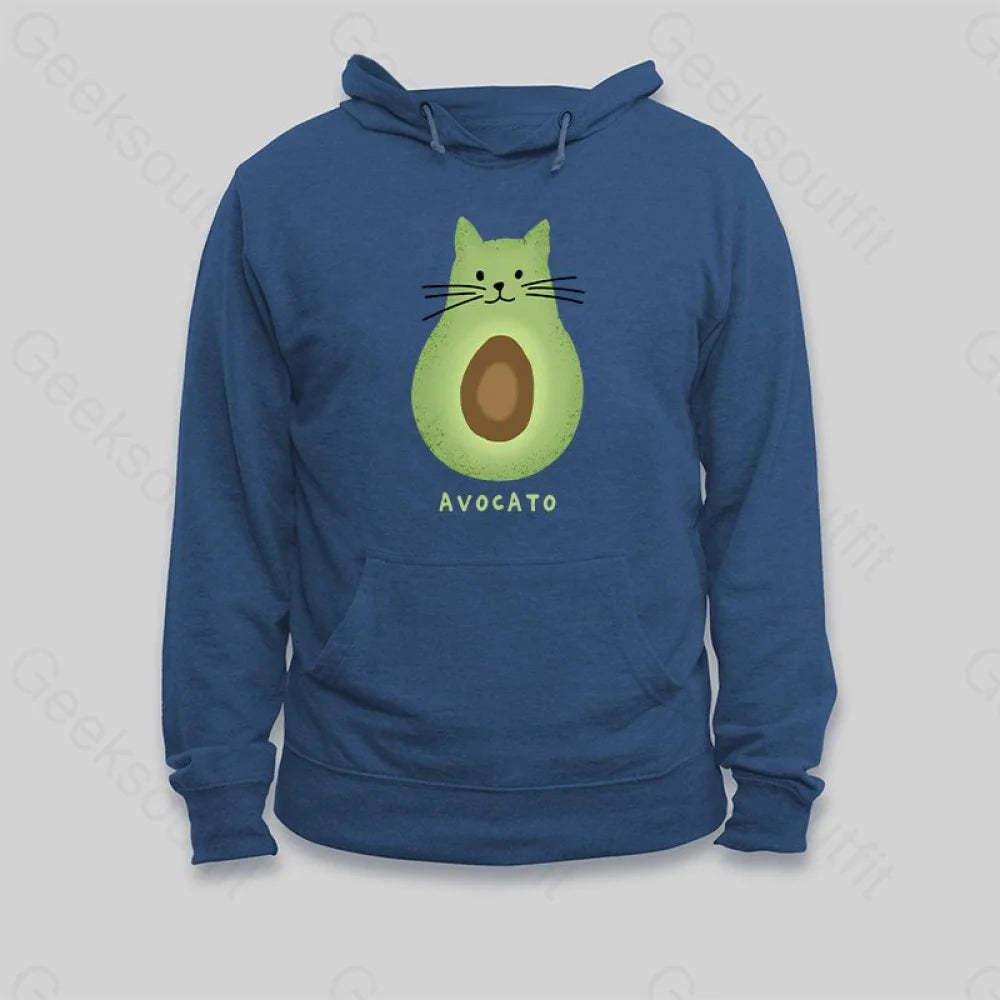 Avocato Cat Avocado Pun Hoodie - Geeksoutfit