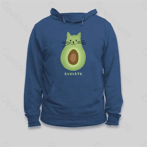 Avocato Cat Avocado Pun Hoodie - Geeksoutfit