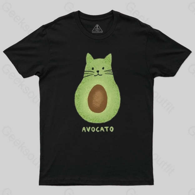 Avocato Cat Avocado Pun T-Shirt - Geeksoutfit