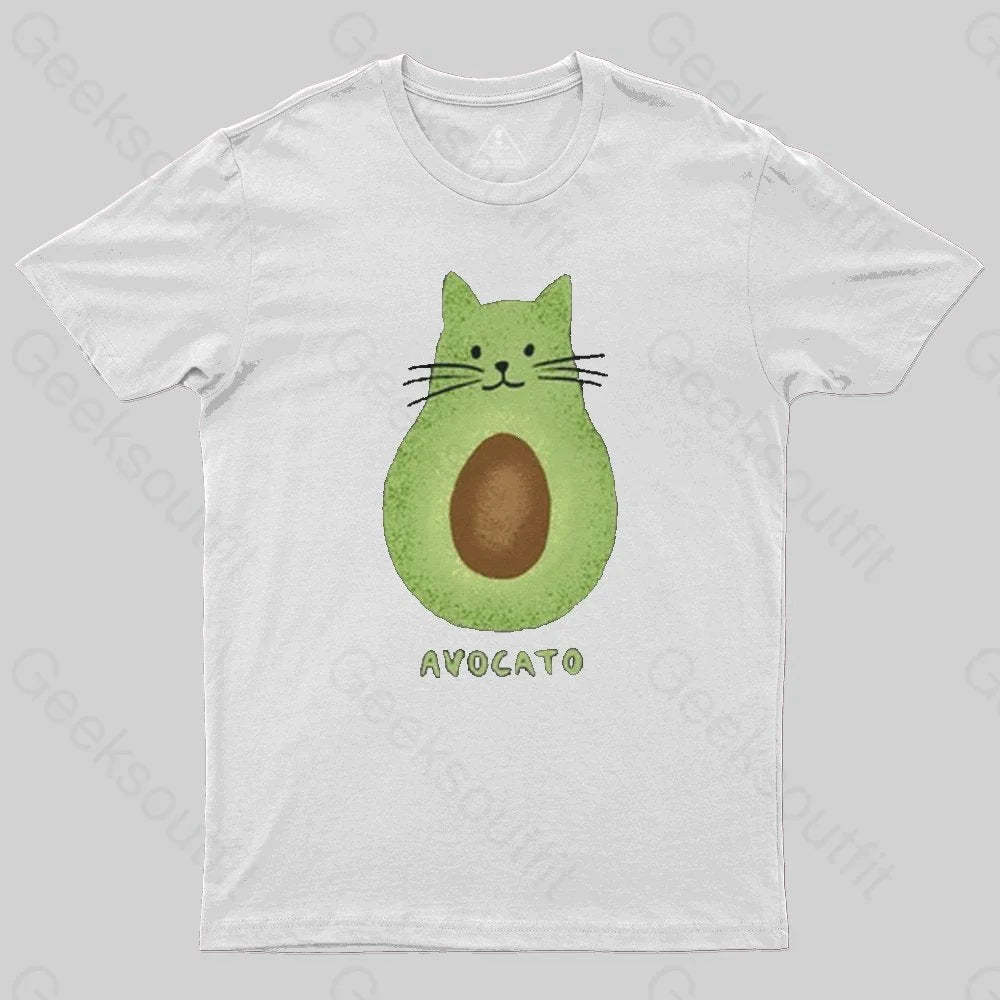 Avocato Cat Avocado Pun T-Shirt - Geeksoutfit