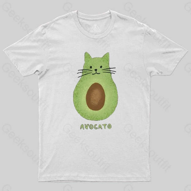 Avocato Cat Avocado Pun T-Shirt - Geeksoutfit