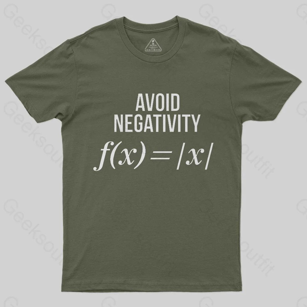 Avoid Negativity T-Shirt - Geeksoutfit