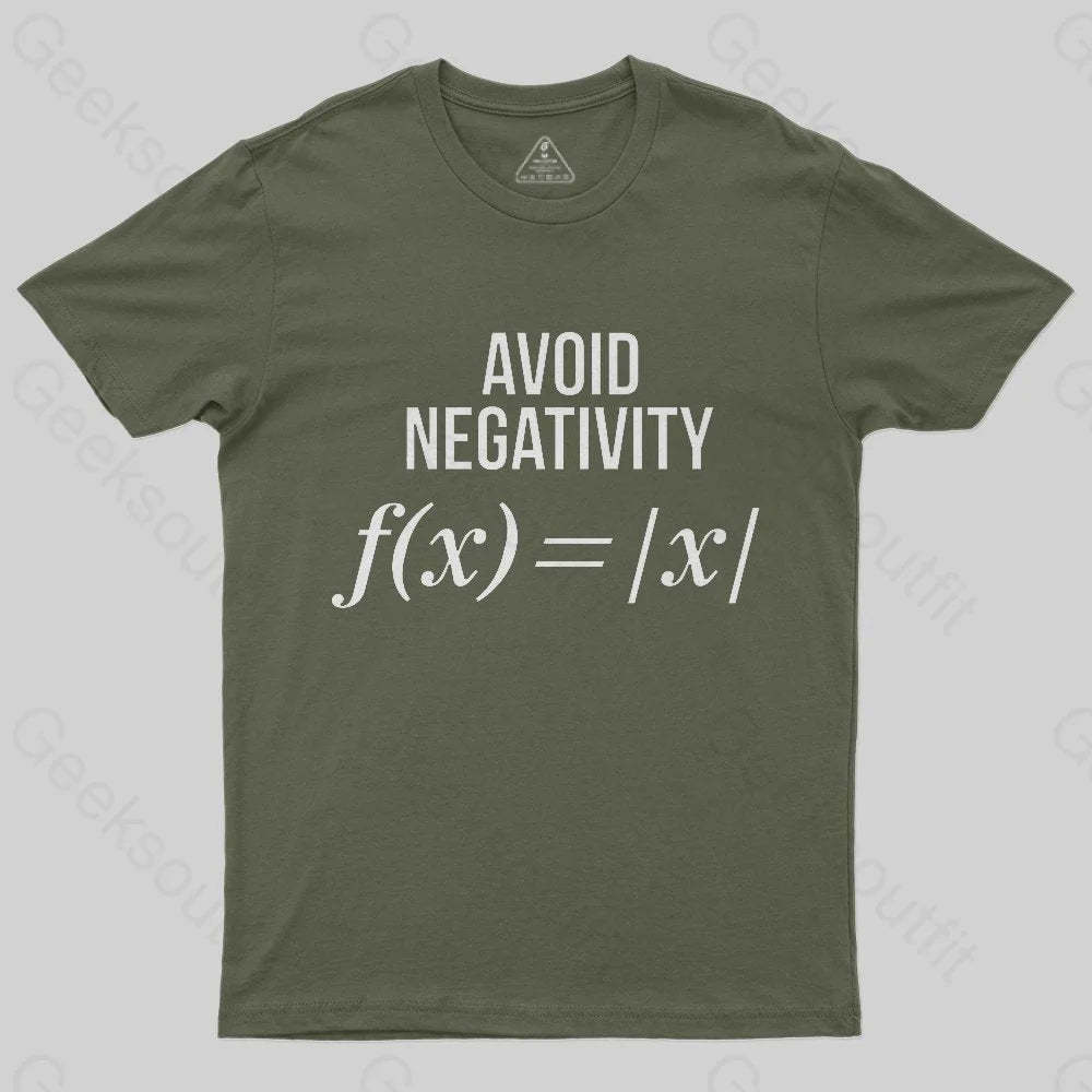 Avoid Negativity T-Shirt - Geeksoutfit