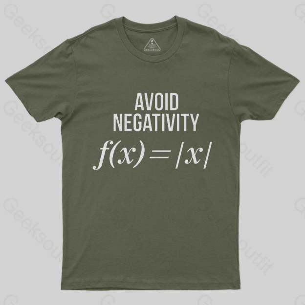 Avoid Negativity T-Shirt - Geeksoutfit