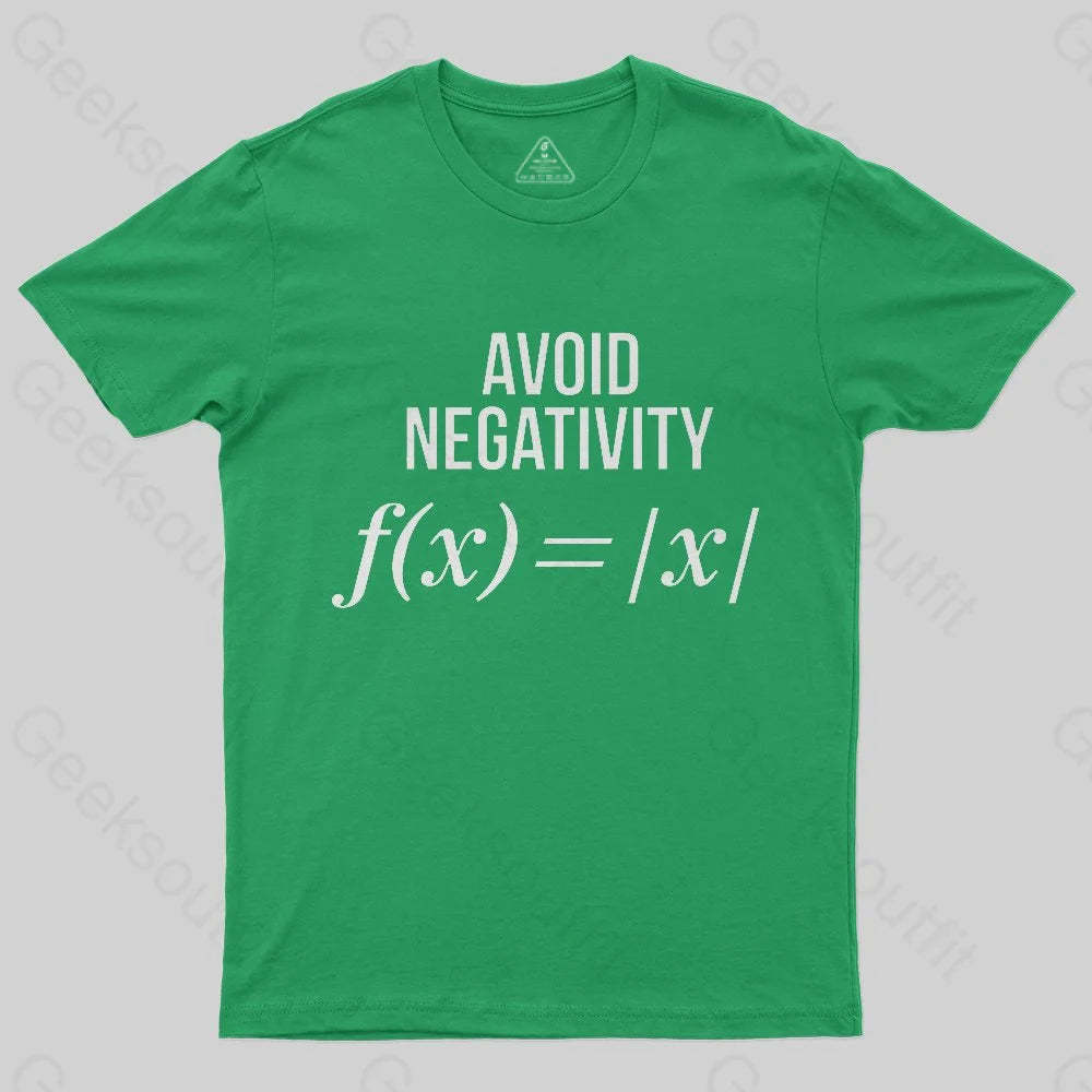Avoid Negativity T-Shirt - Geeksoutfit