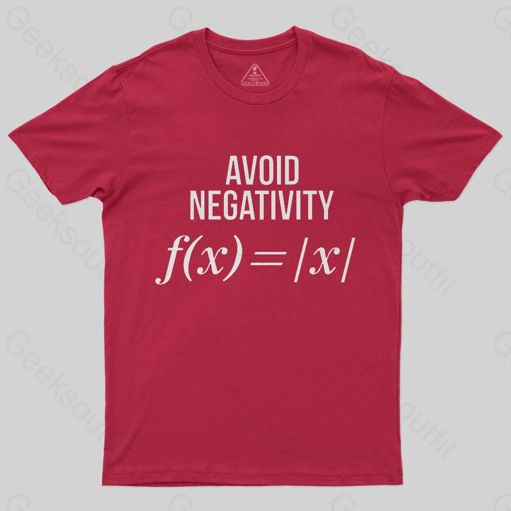 Avoid Negativity T-Shirt - Geeksoutfit