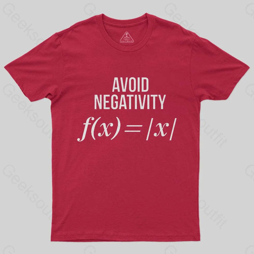 Avoid Negativity T-Shirt - Geeksoutfit
