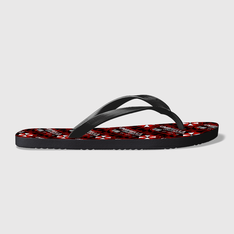 Umbrella Corp Vibes Geek Flip Flops