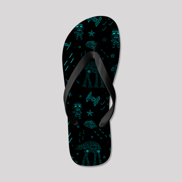 Imperial Walker Space Ship Cookie  Geek Flip Flops