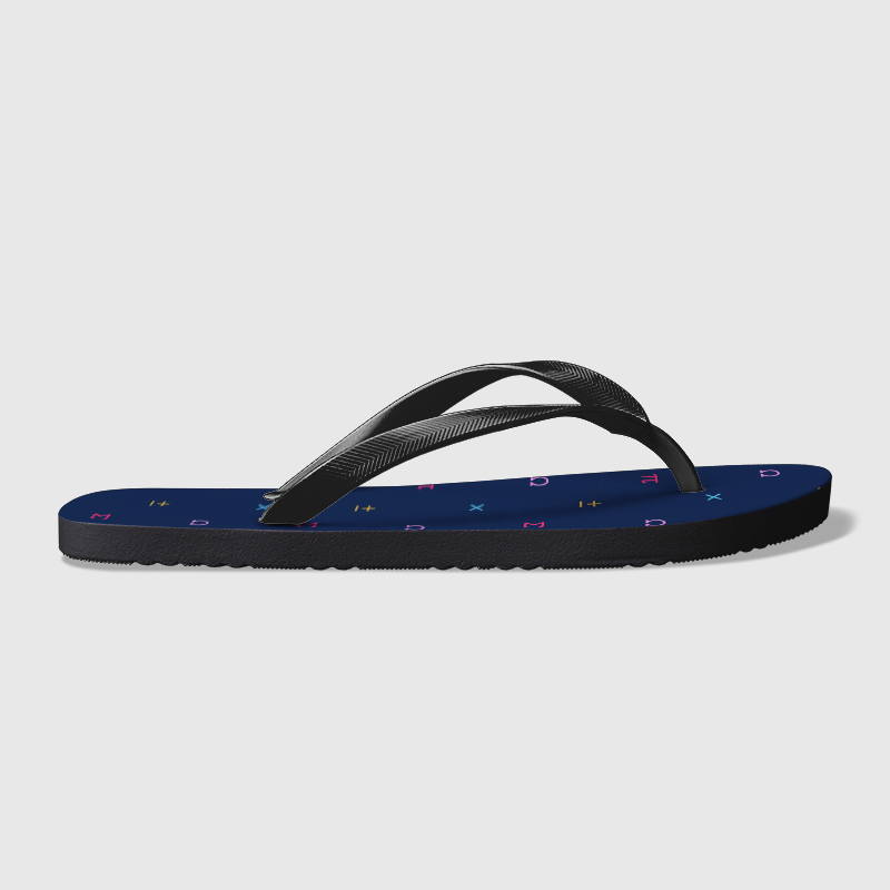 Mathematics Symbol Geek Flip Flop