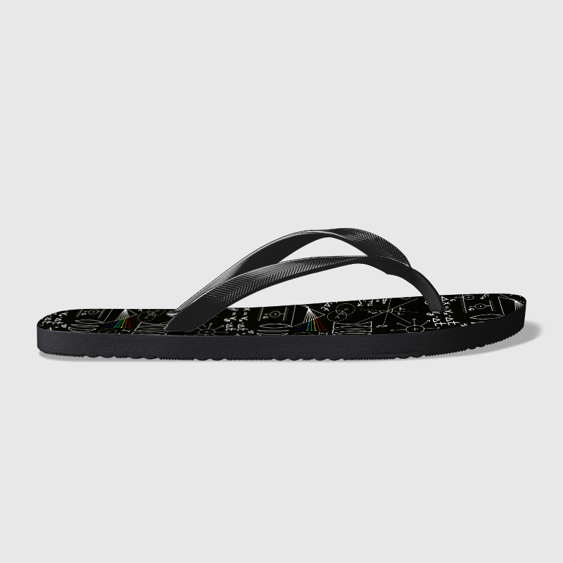 Physics Notes Geek Flip Flops